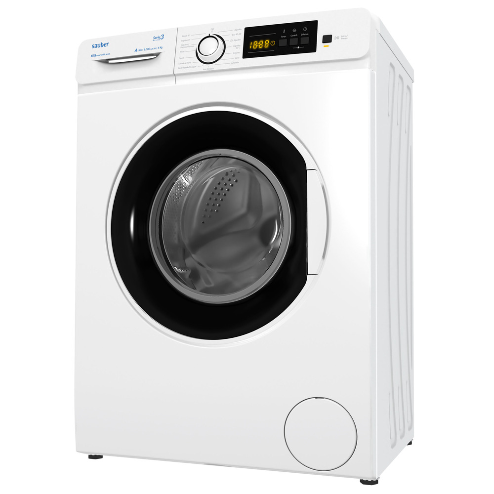 Imagen grande de Lavadora carga frontal  SERIE 3-W6105V 6 kg 1000 rpm a blanco