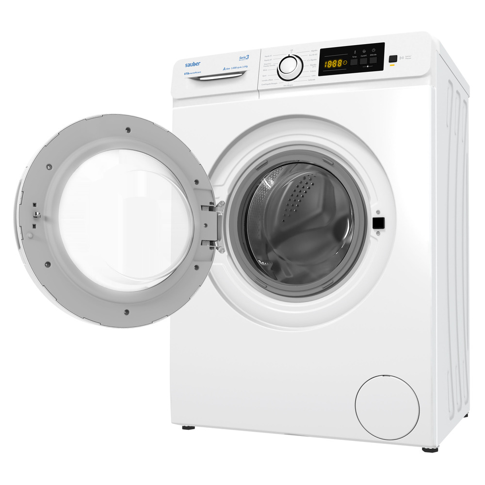 Imagen grande de Lavadora carga frontal  SERIE 3-W6105V 6 kg 1000 rpm a blanco
