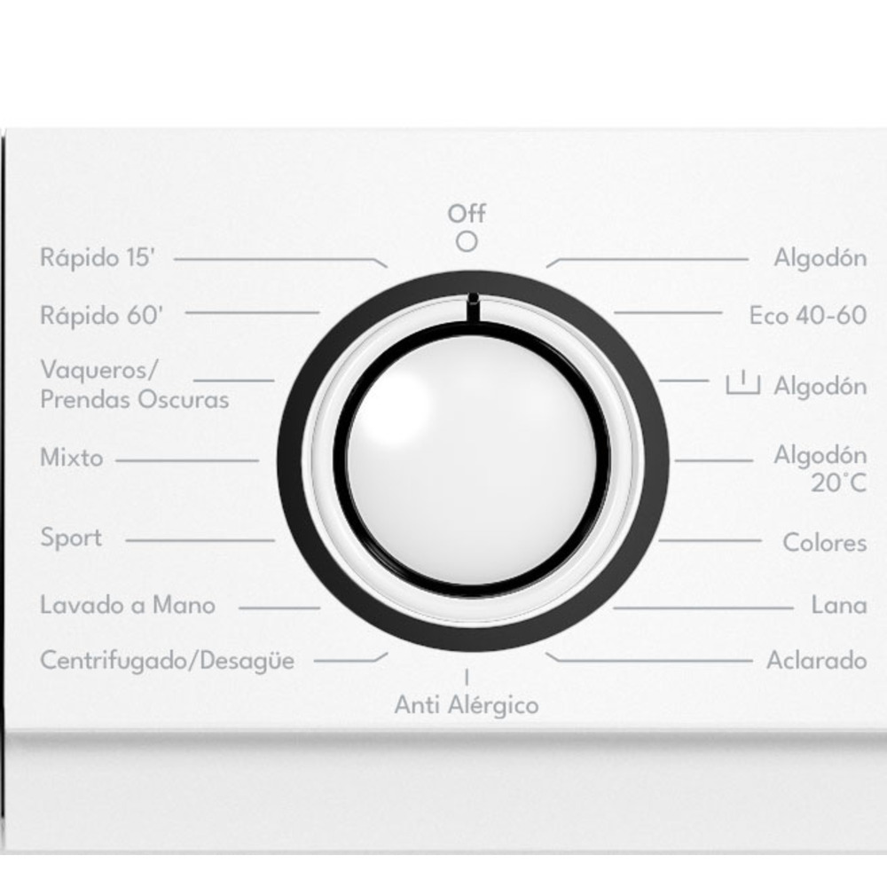 Imagen grande de Lavadora carga frontal  SERIE 3-W6105V 6 kg 1000 rpm a blanco