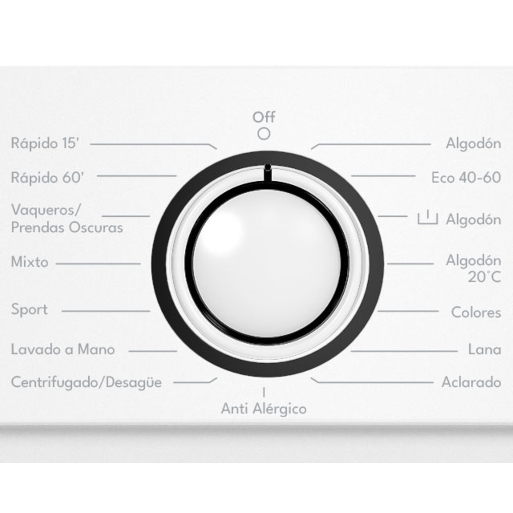 Imagen grande de Lavadora carga frontal  SERIE 3-W8105V 8 kg 1000 rpm a blanco