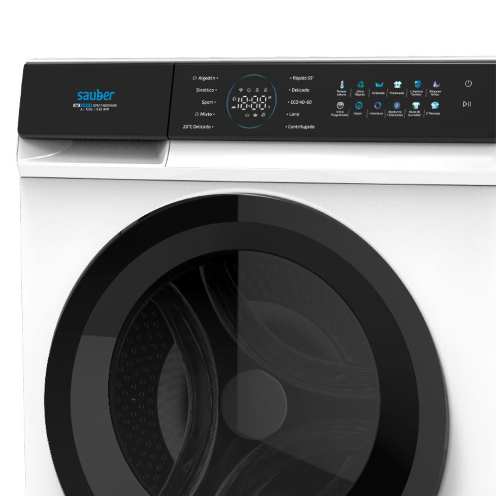 Imagen grande de Lavadora carga frontal  SERIE 7-WD10146MI 10 kg 1400 rpm a blanco