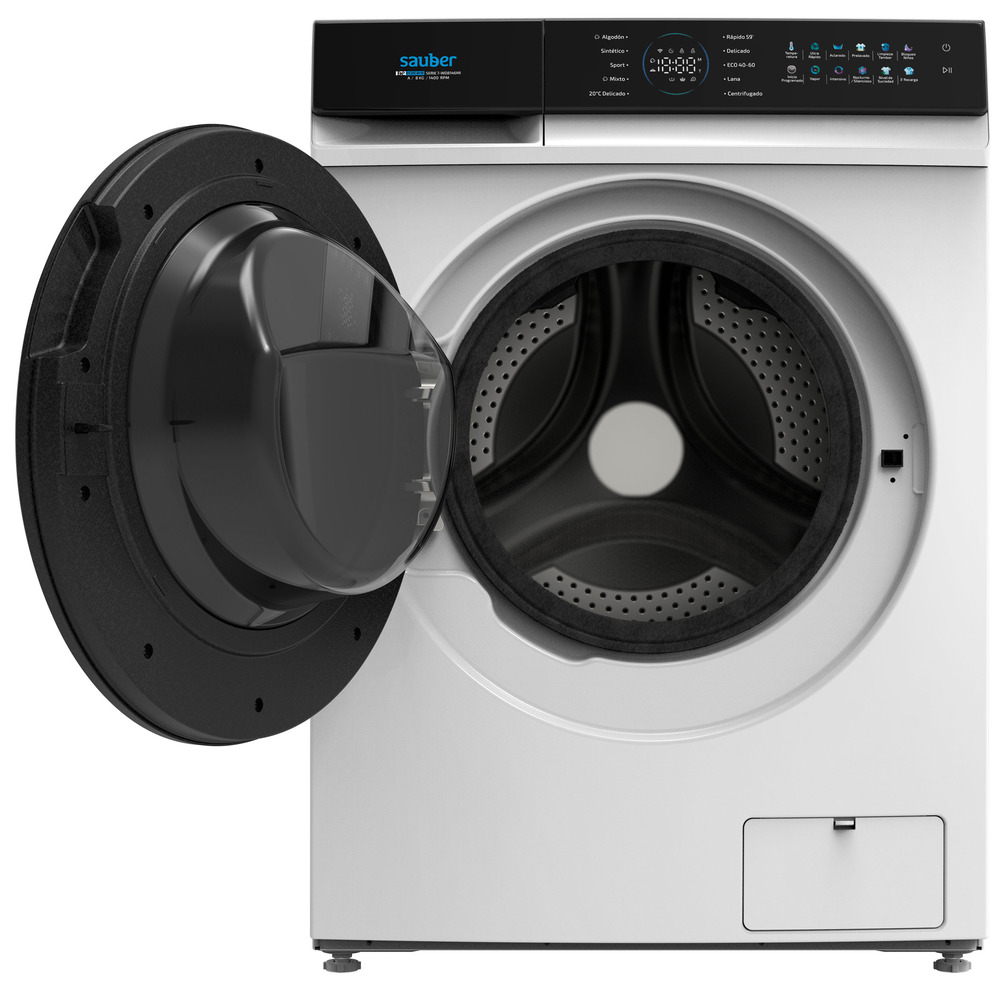 Imagen grande de Lavadora carga frontal  SERIE 7-WD8146MI 8 kg 1400 rpm a blanco